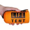 Life Tent Emergency Survival Shelter; 2 Person Emergency Tent; Emergency Shelter; Tube Tent; Survival Tarp - Includes Survival Whistle - Waterproof T
