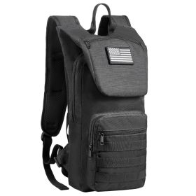 Hydration Backpack, Water Backpack with 3L TPU Water Bladder, Tactical Molle Hiking Hydration Pack with Storage for Men Women, Hydro Water Daypack fo