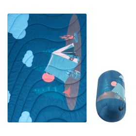 Camping Blanket, Large Warm Wearable Stadium Blanket, Waterproof & Windproof, Polyester Fiber, Flame Retardant, Great for Outdoors, Picnics, Hiking,