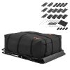 Roof Rack Cargo Basket, 51 x 36 x 4 in, Heavy Duty Roof Top Carrier Basket with Folding Design, 200 lbs Capacity, All-Weather Easy-Install Car Top Lu