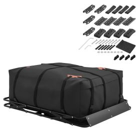 Roof Rack Cargo Basket, 51 x 36 x 4 in, Heavy Duty Roof Top Carrier Basket with Folding Design, 200 lbs Capacity, All-Weather Easy-Install Car Top Lu