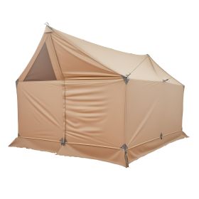 Camping Hot Tent, 2 Persons Cabin Hot Tent with Stove Jack, Waterproof Winter Tents Shelters with Vents, Lightweight & Portable 4 Season Tents for Hi
