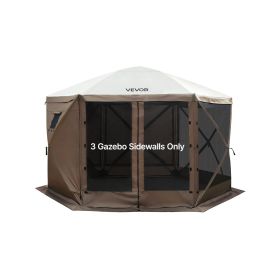 Canopy Sidewalls, 5.67 x 4.85 ft, Canopy Tent Walls with Waterproof and Sunlight Protection Layer, One-Sided Window Design, Fit for Outdoor Event Ten