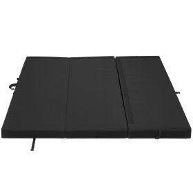 Bouldering Crash Pad, Tri-Fold Rock Climbing Crash Pad with Adjustable Backpack Straps and Handle, Foldable Lightweight for Indoor Bouldering & Outdo