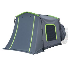 Large SUV Tent for 5–9 Person, 10.6 x 8 FT All-Season SUV Tailgate Tent with Ventilated Door & Mesh Windows, PU3000mm Waterproof Dual-Use Car Rear Ha