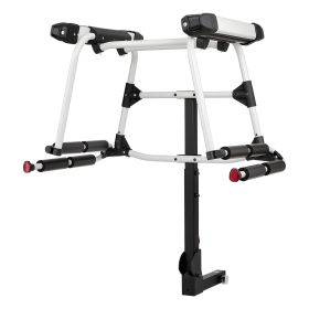 Hitch Mounted Ski & Snowboard Rack, Fits 2-Inch Receiver, Carries up to 6 Pairs of Skis or 4 Snowboards, Hitch-Mounted Rack for Car with Key Lock, Se