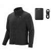 Heated Fleece Jacket for Women, Heated Sweatshirt with 7.4V 16000mAh Rechargeable Power Bank Pack, 6 Heating Zones, 3 Temp Levels, 3h/6h/10h Warmth,