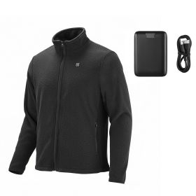 Heated Fleece Jacket for Women, Heated Sweatshirt with 7.4V 16000mAh Rechargeable Power Bank Pack, 6 Heating Zones, 3 Temp Levels, 3h/6h/10h Warmth,