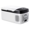 Car Refrigerator, DC 12/24V AC100-240V Compressor Electric Cooler, -4°F to 68°F Car Fridge with APP Control, 16 QT Cars Freezer for RVs, Campsites, B
