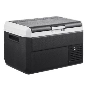 12 Volt Car Refrigerator, 42.3QT/40L Car Fridge, Portable Electric Cooler with -4-68 F Adjustable Temperature, 12/24V DC and 100- 240V AC Compressor