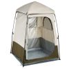 Camping Shower Tent, 1 Room, Foldable Privacy Tent Changing Room with Ground Stakes, Ropes, Carry Bag, and Crossbar, 210D Oxford Fabric with Silver C