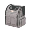 Rolling Pet Carrier Backpack with Removable Wheels for Under 18LBS, Large Soft Sided Wheeled Dog Carrier Cat Travel Carrier Airline Approved for Smal
