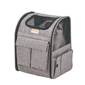 Rolling Pet Carrier Backpack with Removable Wheels for Under 18LBS, Large Soft Sided Wheeled Dog Carrier Cat Travel Carrier Airline Approved for Smal