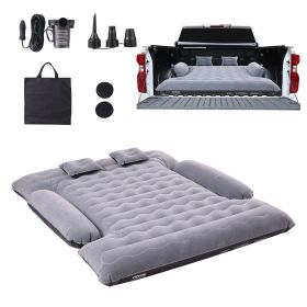 Truck Bed Air Mattress, for 6-6.5 ft Full Size Truck Beds, Inflatable Air Mattress Camping Bed with 12V Air Pump 2 Pillows, Carry Bag, for Chevrolet
