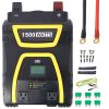1500 Watts Power Inverter Modified Sine Wave Car LED Display , Portable AC Power Emergencies, Job Sites, Trucks Boats Off Grid RV Camping,12V to 115