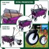 Minimeetall Strap , Collapsible Foldable Wagon Cart with strapping system Beach Wagon , Utility Cart , Utility Wagon Grocery Cart for Camping Shoppin