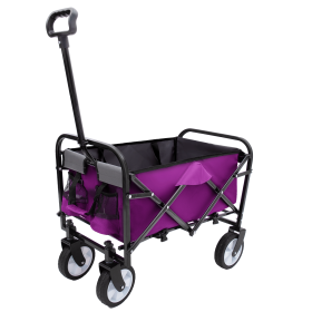 Minimeetall Strap , Collapsible Foldable Wagon Cart with strapping system Beach Wagon , Utility Cart , Utility Wagon Grocery Cart for Camping Shoppin