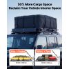 Roof Rack Cargo Basket, 51 x 36 x 4 in, Heavy Duty Roof Top Carrier Basket with Folding Design, 200 lbs Capacity, All-Weather Easy-Install Car Top Lu