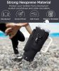 Water Bottle Carrier Bag with Phone Pocket for Stanley Tumbler Neoprene Water Bottle Holder Pouch with Adjustable Strap Bollus with Straw Cover & Car
