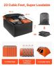 Car Rooftop Cargo Carrier Bag, 23 Cubic Feet Roof Cargo Carrier, Heavy Duty 840D PVC 100% Waterproof Car Roof Luggage Bag for All Vehicle with/withou
