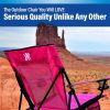 Dual Lock Portable Camping Chairs - Enjoy the Outdoors with a Versatile Folding Chair for Sports, Lawn - Dual Lock Feature Locks Position – Hanami Pi