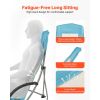 Folding Beach Chair, High Back Camping Chairs for Adults, with Cup Pocket, Mesh Back, Carry Bag, Portable Extra Wide Seat Chair 330 lbs Heavy Duty Su