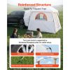 Large SUV Tent for 6 Person, 10 x 9 FT 3-Season SUV Tailgate Tent with Ventilated Doors & Mesh Windows, PU2000mm Waterproof Dual-Use Car Rear Hatch T