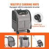 Rolling Pet Carrier Backpack with Removable Wheels for Under 18LBS, Large Soft Sided Wheeled Dog Carrier Cat Travel Carrier Airline Approved for Smal