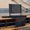 Stadium Seat, Folding Bleacher Chair with Back Support and Thick Cushion, Padded Stadium Seat for Bleacher Includes Shoulder Strap, Hooks, Cup Holder