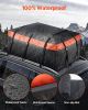 Car Rooftop Cargo Carrier Bag, 20 Cubic Feet Roof Cargo Carrier, Heavy Duty 840D PVC 100% Waterproof Car Roof Luggage Bag for All Vehicle with/withou