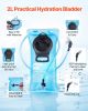 Hydration Backpack, 25L Insulated Hydration Pack Backpack with 2L TPU Water Bladder, Hiking Water Backpack with Storage for Men Women, Hydro Water Da