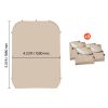 Sun Shade Sail Canopy Covers, Fit for 10 x 9.2 ft Screen House Tent, Sun Protection, 5.51 x 4.23 ft 300D Oxford Silver-Coated Fabric, Pack of 3 (Not