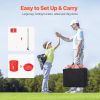 Backyard Golf Game, 3 Hole Golf Course, Golf Game Practice Games, Golf Chipping Game for Family, Adults and Kids, Portable Outdoor Yard Golf Game for
