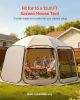Sun Shade Sail Canopy Covers, Fit for 15 x 13.8 ft Screen House Tent, Sun Protection, 5.51 x 5.25 ft 300D Oxford Silver-Coated Fabric, Pack of 3 (Not