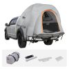 SUV Camping Tent, 8'-8' SUV Tent Attachment for Camping with Rain Layer and Carry Bag, PU2000mm Double Layer Truck Tent, Accommodate 6-8 Person, Rear
