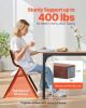 Wooden Folding Chairs with Cushion, Set of 2, Portable Foldable Cushion Chair with Wooden Frame, Modern Padded Dining Chair for Kitchen, Office, Wedd