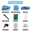 Beach Tent Outdoor Waterproof Tent Canopy for 4-6 Person with 3 Door Openings Carrying Bag UPF50+ Easy Setup for Beach Picnic Camping Hiking Adventur