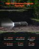 Keychain Flashlight, Rechargeable Mini LED Flashlight, 200 High Lumens Pocket-Sized Flashlight with 2 Lighting Modes, IPX7 Waterproof Portable Flashl
