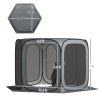 11 x 11ft Pop Up Screen Tent, UPF50+ Portable Camping Gazebo Screen House with Carry Bag, Dark Gray