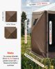 Canopy Sidewalls, 5.67 x 4.85 ft, Canopy Tent Walls with Waterproof and Sunlight Protection Layer, One-Sided Window Design, Fit for Outdoor Event Ten