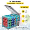 12 Volt Refrigerator, 48 Quart (45L) Fast Cooling Portable Freezer with App Control (-4~68Fahrenheit), Car Fridge with 12/24v DC & 110-240v AC for Tr