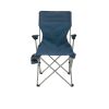 Hard Arm Camping Chair with Durable Polyester Seat and Steel Frame, Portable with Cup Holder