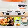 Hot Plate, 2000W Hot Plate,Portable Electric Stove Countertop Double Burners W/5 Level Temperature Control & Stay Cool Handles, Lightweight Cast Iron