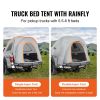 Truck Bed Tent, 5.5'-6' Pickup Truck Tent with Rain Layer and Carry Bag, Waterproof PU2000mm Double Layer Truck Tent for Camping, Accommodate 2-3 Per