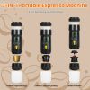 1Pc Portable Electric Espresso Machine Cordless Coffee Maker Self-Heating Car Espresso Maker with Anti-Dry Burn Fit for Ground Coffee/NS/DG Capsules