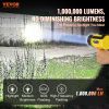 Rechargeable Spotlight Flashlight, 1000,000 Lumens, IP67 Waterproof Handheld LED Spot Light, Super Bright Portable Searchlight with 4 Modes Detachabl