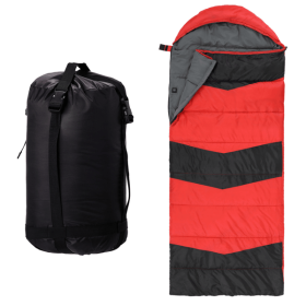 Rectangular Heated Sleeping Bag, Lightweight Sleeping Bag with Multi USB Powered Heating Pads, Waterproof Compact Envelope Sleeping Bag for Backpacki (title: default title)