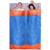 3 People Sleeping Bag for Adult Kids Lightweight Water Resistant Camping Cotton Liner Cold Warm Weather Indoor Outdoor Use 3 Season with Sack for Spr