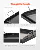 Carbon Steel Griddle, 24x16 inch Universal Flat Top Rectangular Plate, Gas Grill Griddle for BBQ Grill, Teppanyaki, Portable Family Cookware with Han