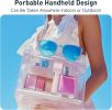 Portable Handheld Turbo Fan - Foldable Mini Fan with Air Turbo Tech, 1-199 Speed Adjustment, 20H Runtime, LED Display, Battery-Powered for Indoor/Out